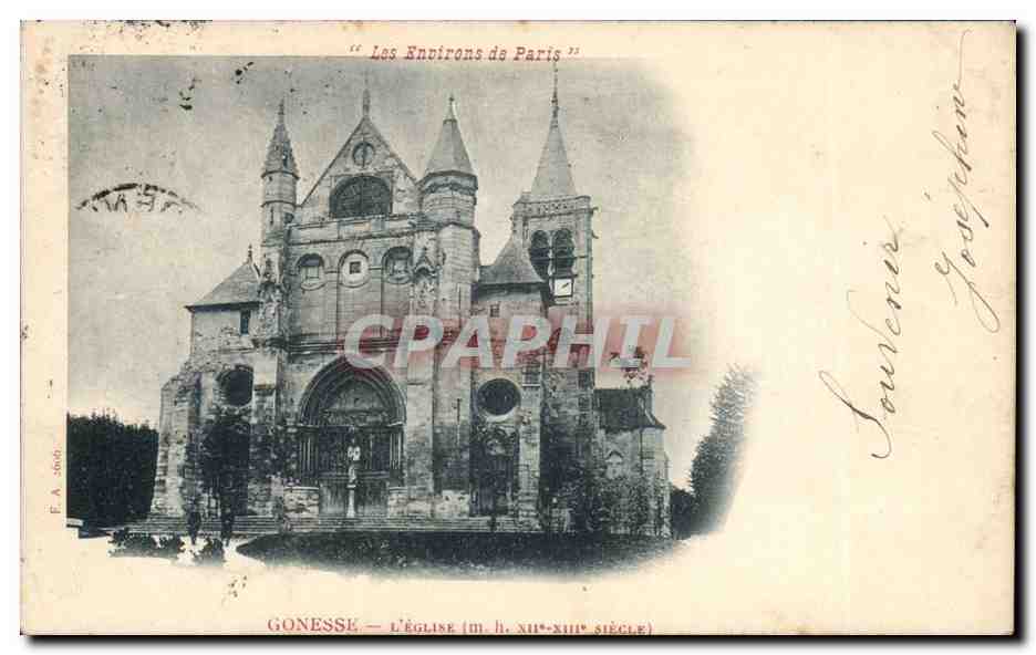 Gonesse CPA L'eglise Environs de Paris 