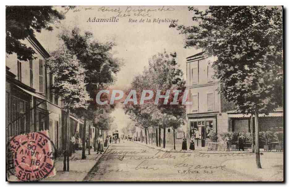 Adamville CPA Rue de la Republique