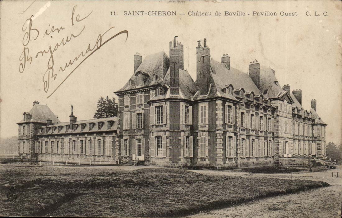 Saint Cheron CPA Chateau de Baville Pavillon Ouest