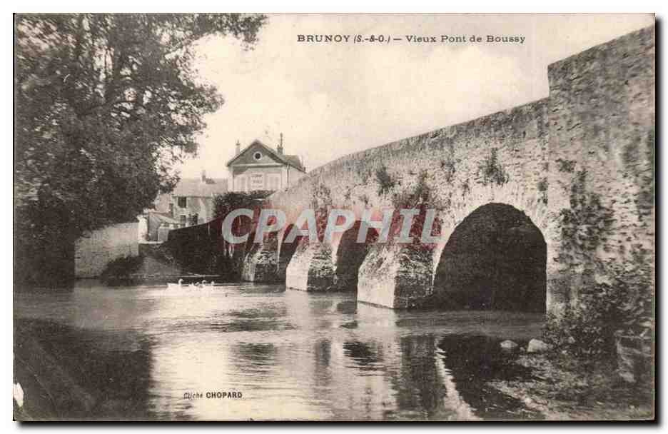 Brunoy CPA Vieux pont de Boussy