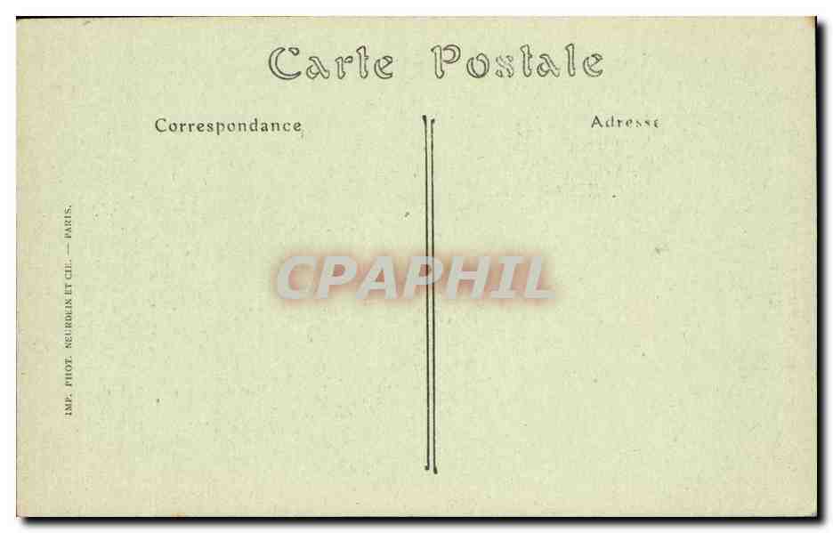 Palaiseau CPA Ancien chateau (maison Conde et Turenne) — Rückseite
