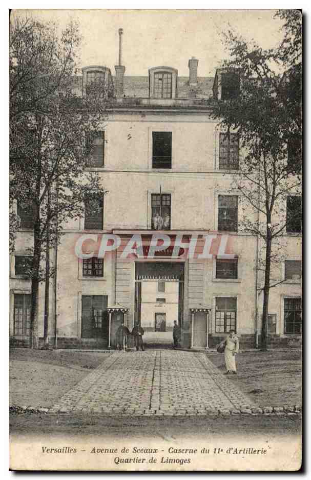 Versailles - Avenue de Sceaux - Caserne du 11e d'Artillerie - Quartier de Limoges