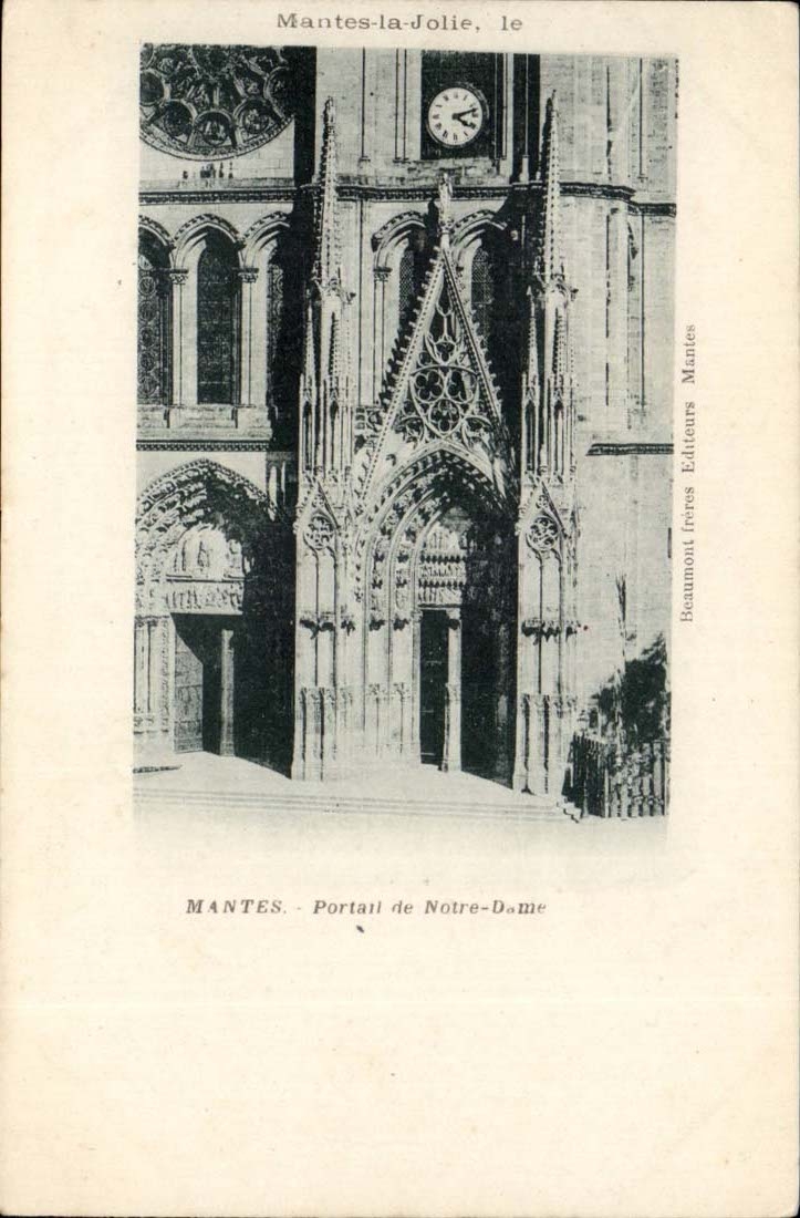 Mantes CPA Portail de Notre Dame