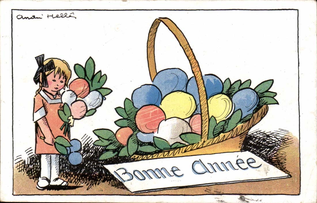 CPA Fantaisie Bonne annee