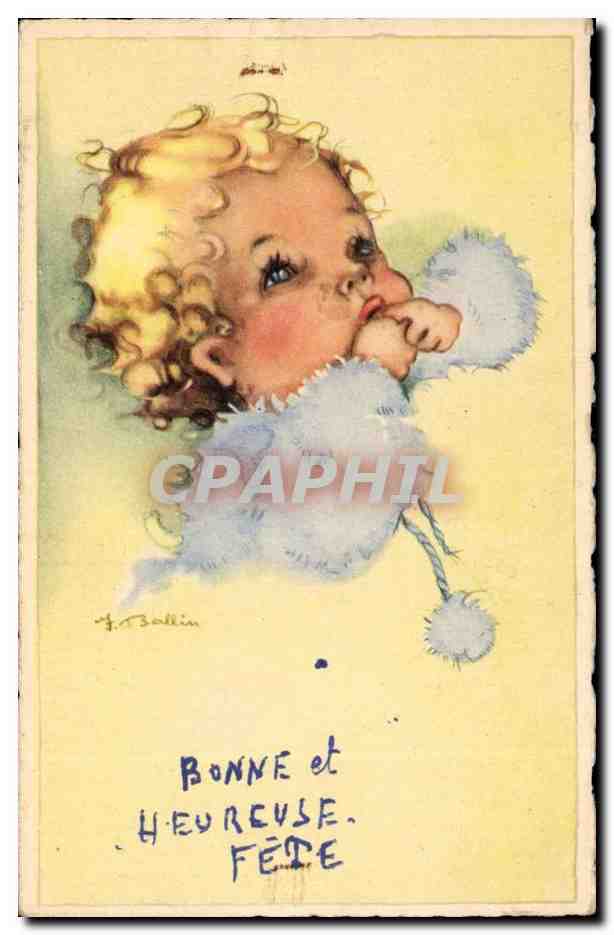 CPA Fantaisie Bonne et heureuse annee (enfant)
