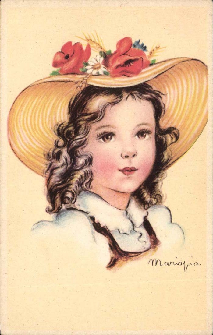 CPA Enfant fille