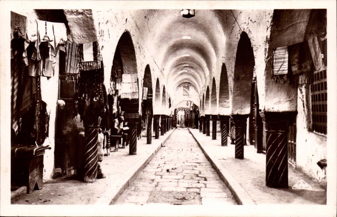Tunisie Tunis CPA Souk des etoffes
