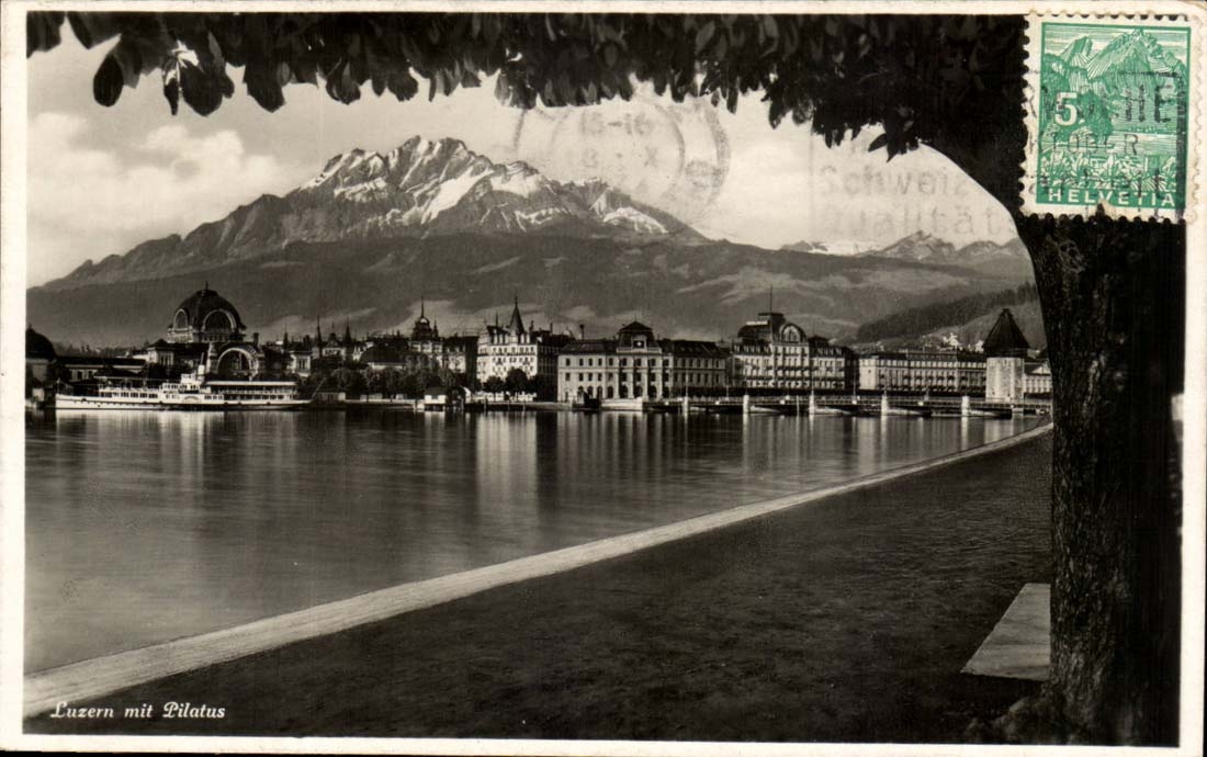 Suisse CPA Luzern mit Pilatus