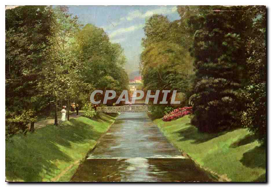 Allemagne Baden Baden CPA Partie an der Oos 