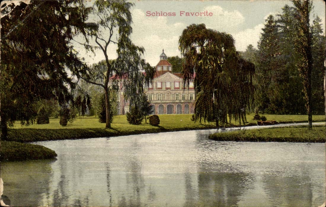Allemagne Baden Baden CPA Schloss Favorite