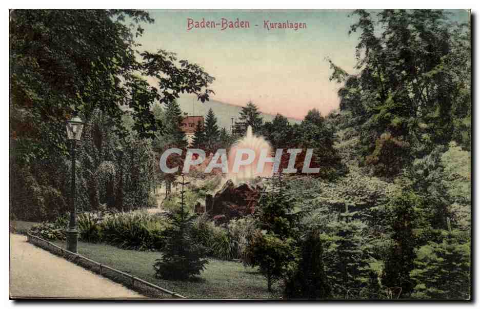 Allemagne Baden Baden CPA Kuranlagen