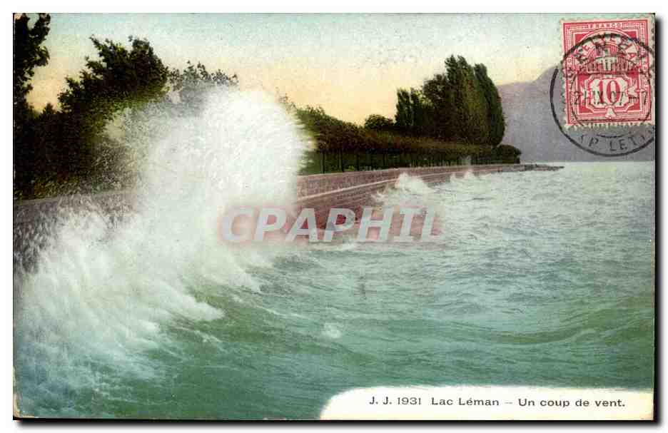 Suisse Lac Leman CPA Un coup de vente