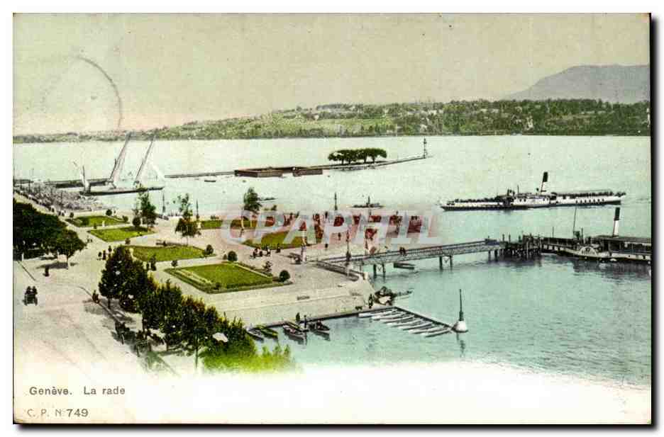 Suisse Geneve CPA La rade
