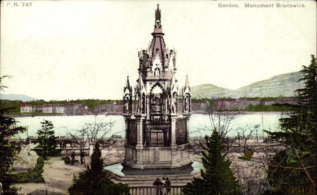 Suisse Geneve CPA Monument Brunswick
