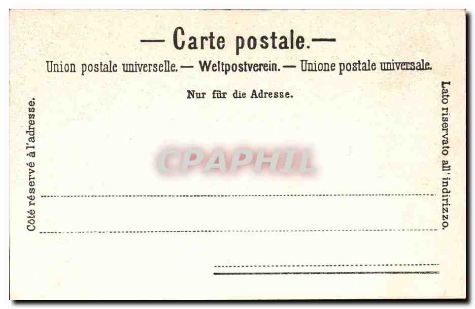 Suisse CPA Bern  — Rückseite