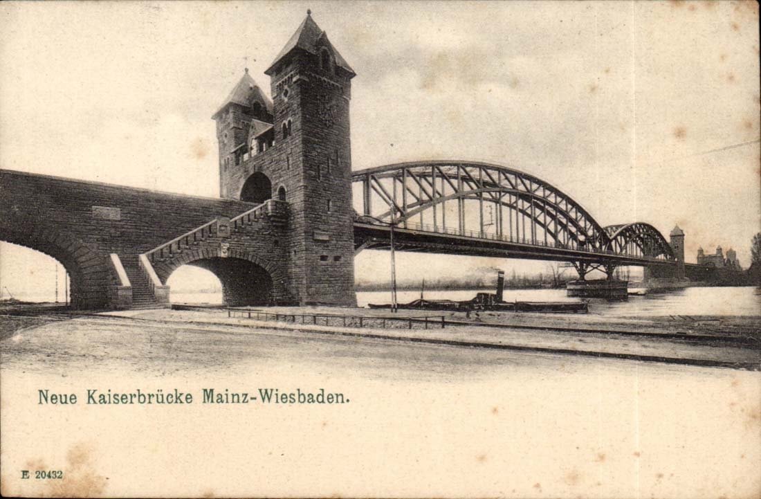 Neue Kaiserbrücke — Mainz-Wiesbaden — E 20432