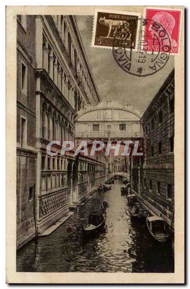 Italie Italia Venezia CPA Ponte del Sospiri