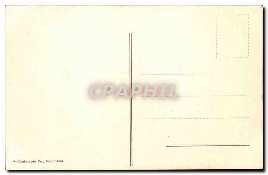 Suisse CPA Montreux et le chemin de fer de Montreux Oberland — Rückseite