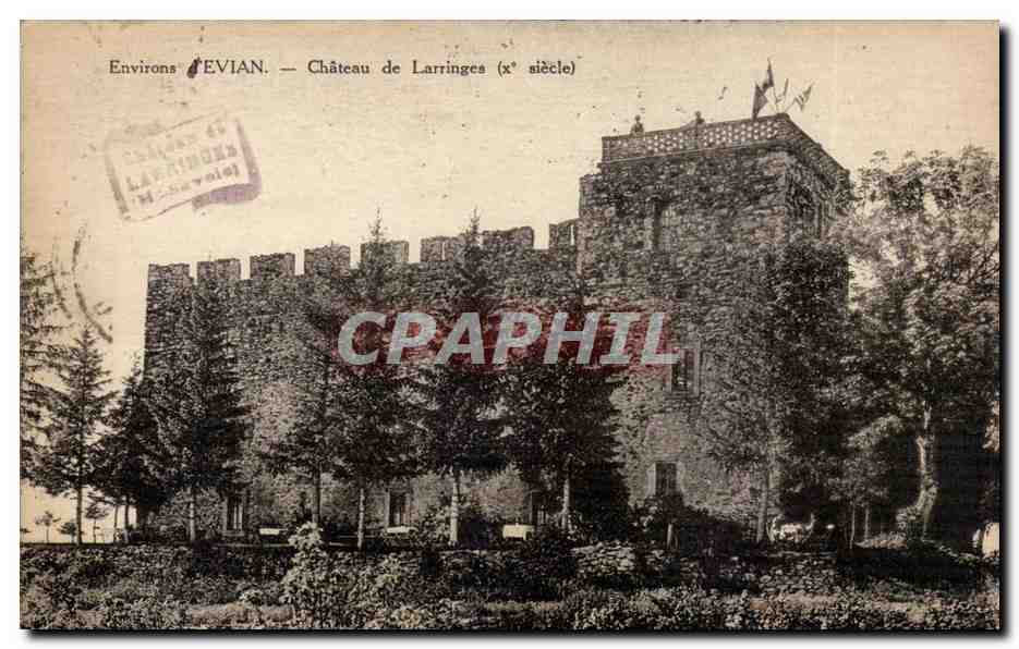 Evian les Bains CPA Chateau de Larringes (10eme)