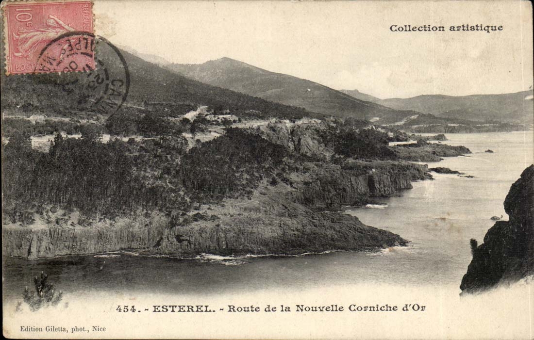 Esterel CPA Route de la nouvelle corniche d'or