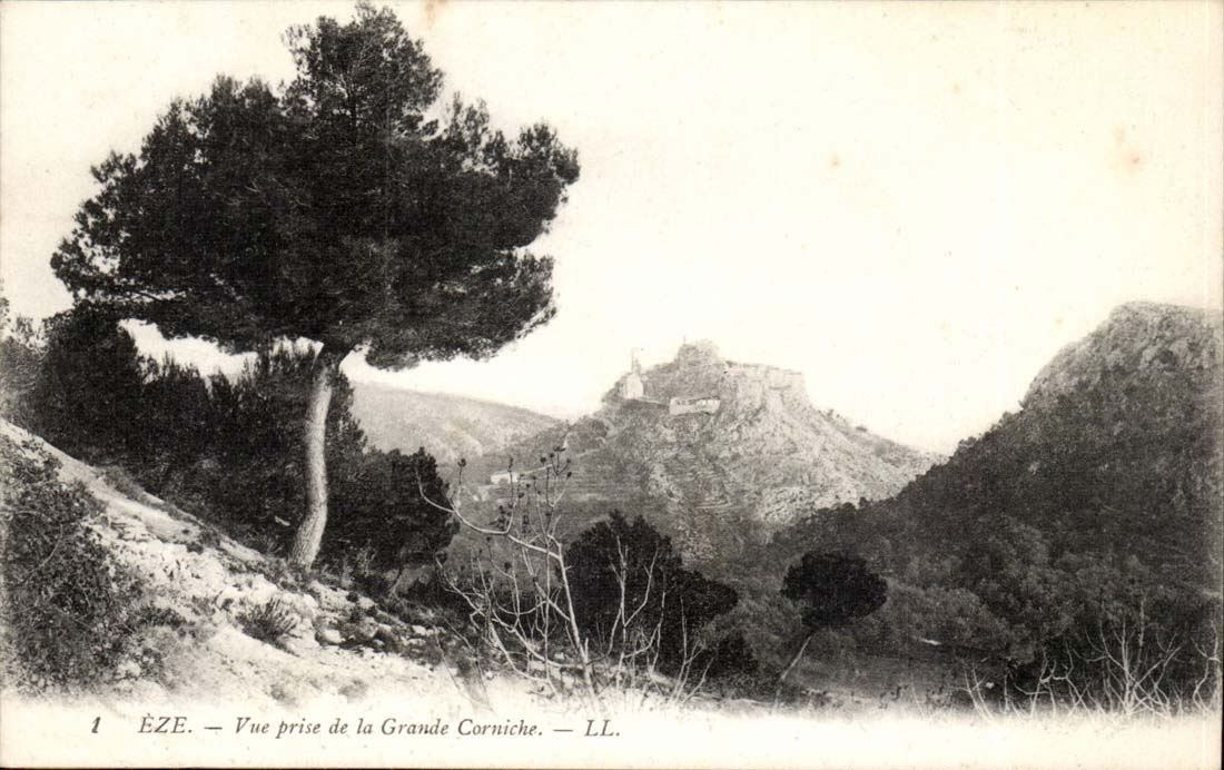 Eze CPA Vue prise de la grande corniche
