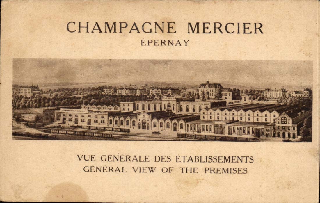 Champagne Mercier — Épernay — Vue générale des établissements