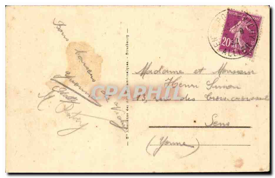 Vichy CPA Le hall du casino — Verso