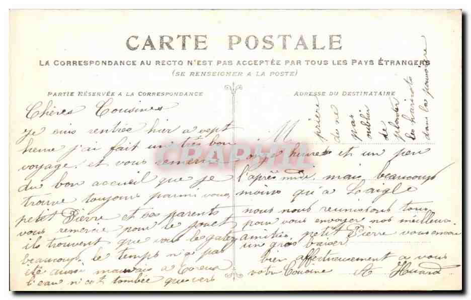 Evreux CPA Jardin des plantes (enfants) — Rückseite