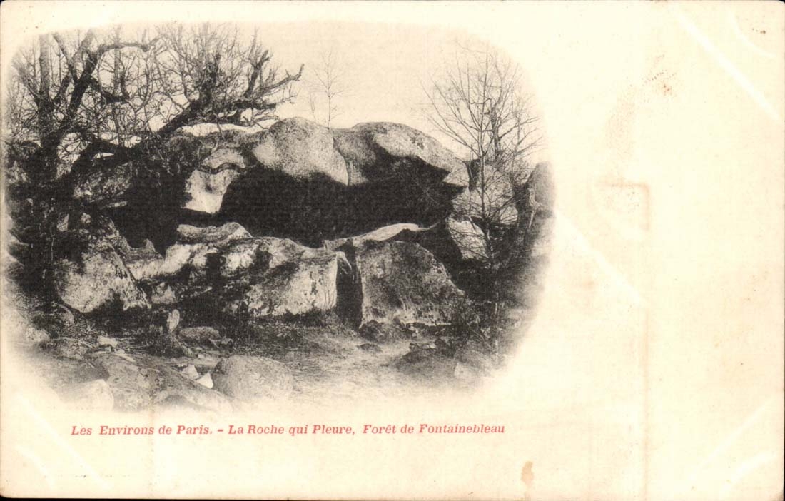 La Roche qui Pleure — Forêt de Fontainebleau — Les Environs de Paris