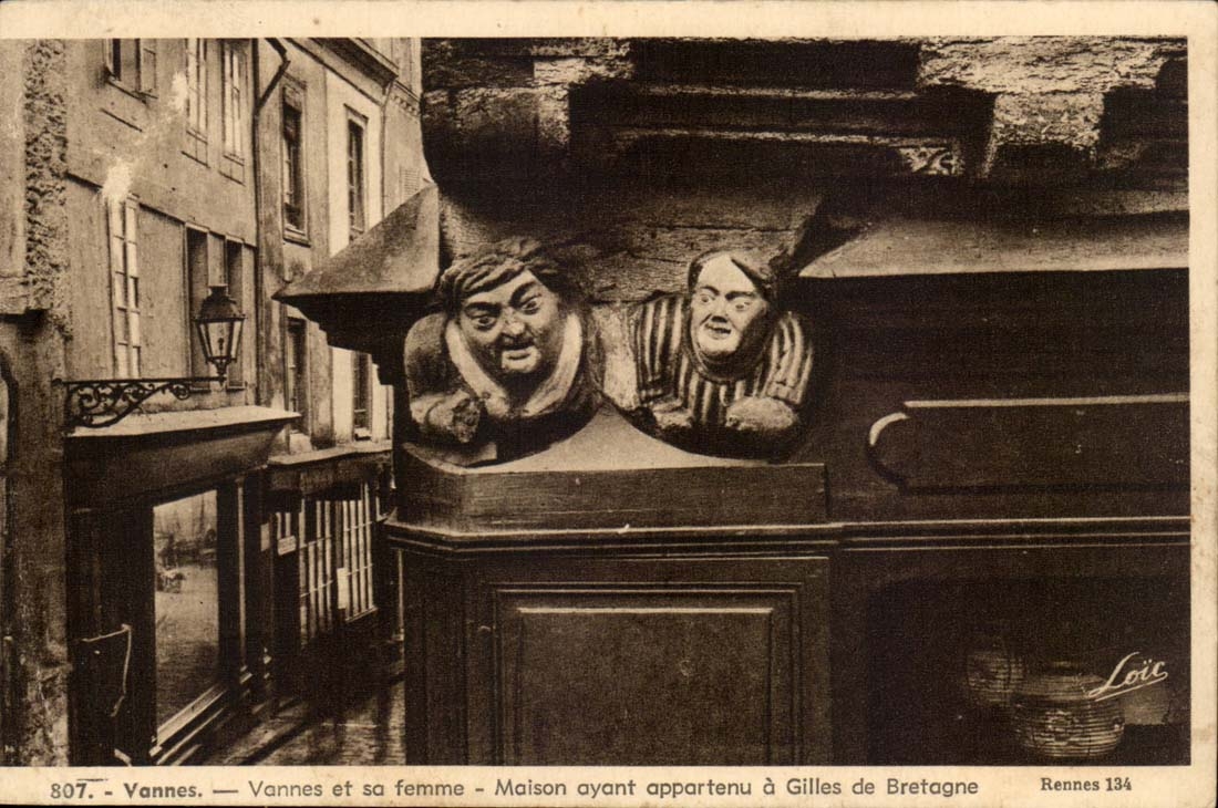 Vannes et sa femme — Maison ayant appartenu à Gilles de Bretagne — Rennes 134