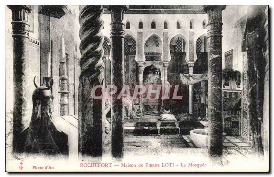 Rochefort CPA Maison de Pierre Loti La mosquee (ecrivain poete voyageur)