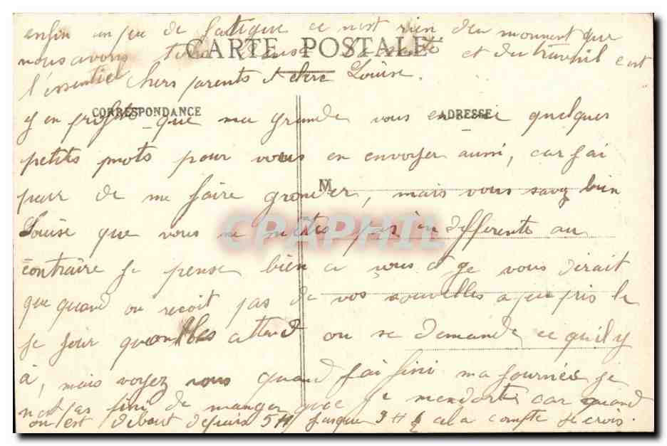 Arras CPA L'hotel de vile en deux cartes La facade principale — Rückseite