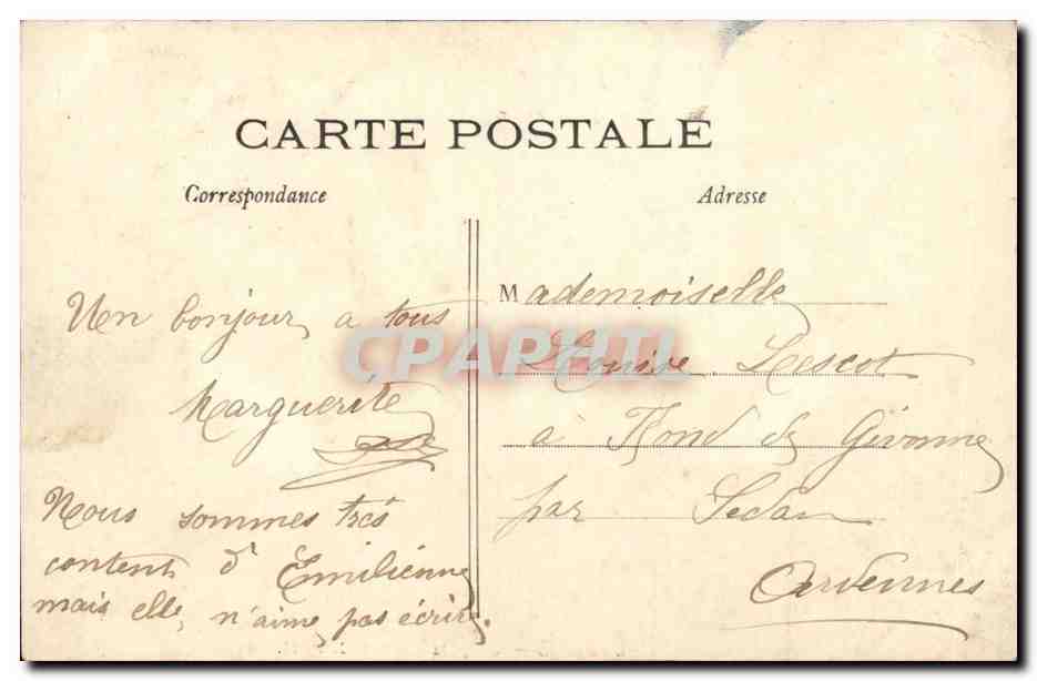 Paris (8eme) CPA OPera  — Verso