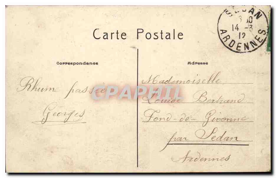 Paris (8eme) CPA L'opera — Rückseite