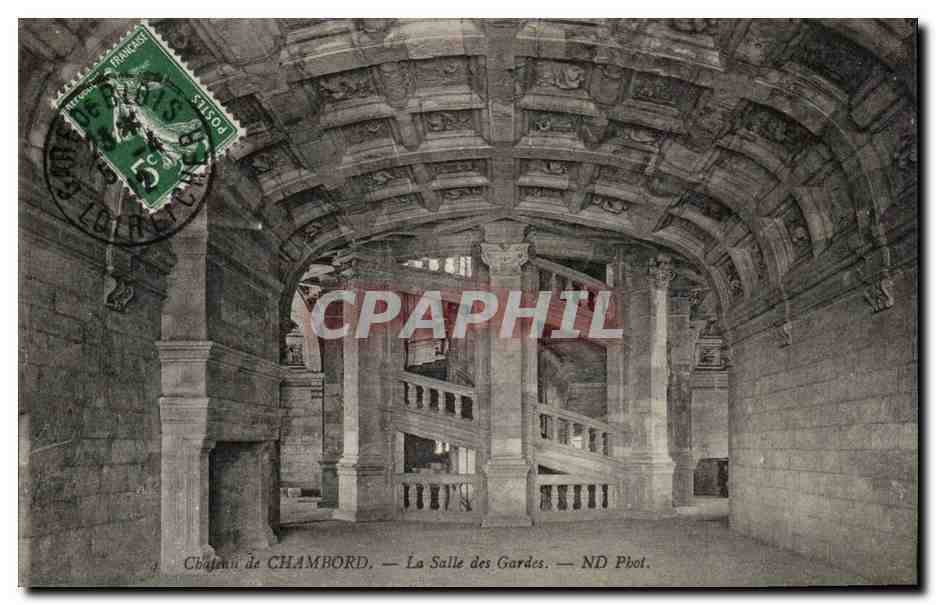 CPA Chateau de Chambord La salle des gardes
