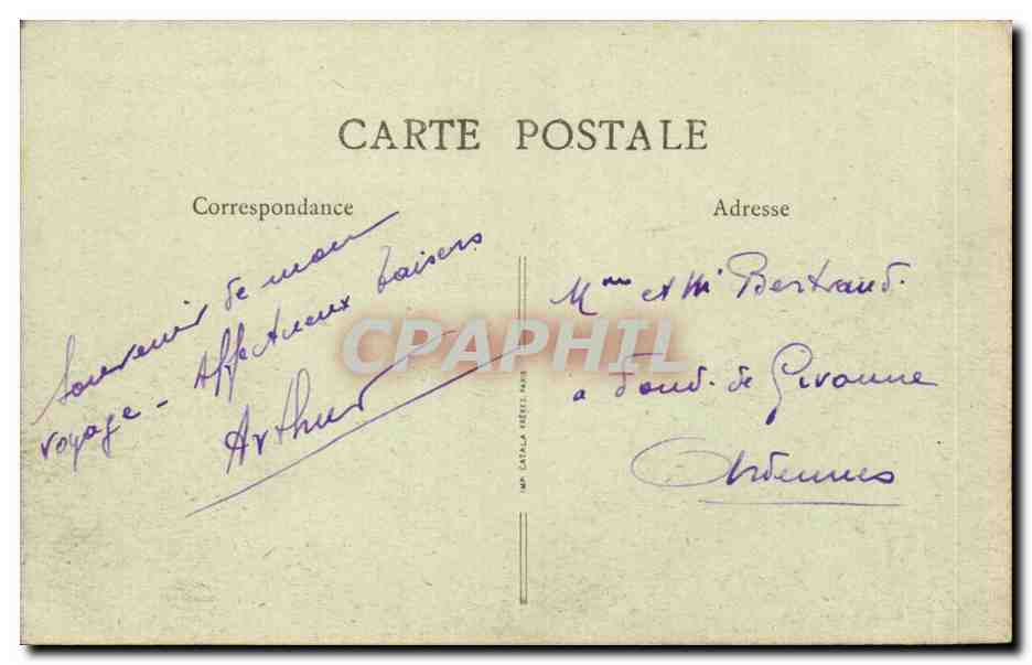 Le Petit Séminaire de Vaux-sous-Poligny — Environ de Poligny — éditeur CPAPHIL n°83 — Achterkant