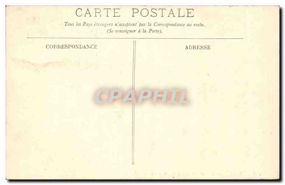Vichy CPA Le parc et la galerie ouverte (animee) — Rückseite