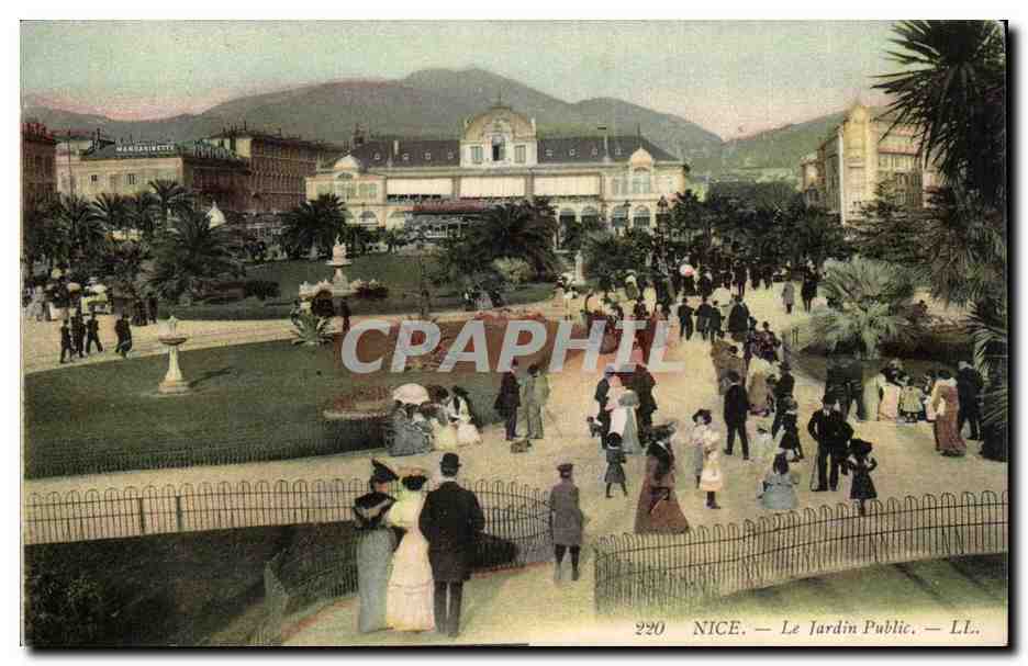 Nice CPA Le jardin public (enfants)