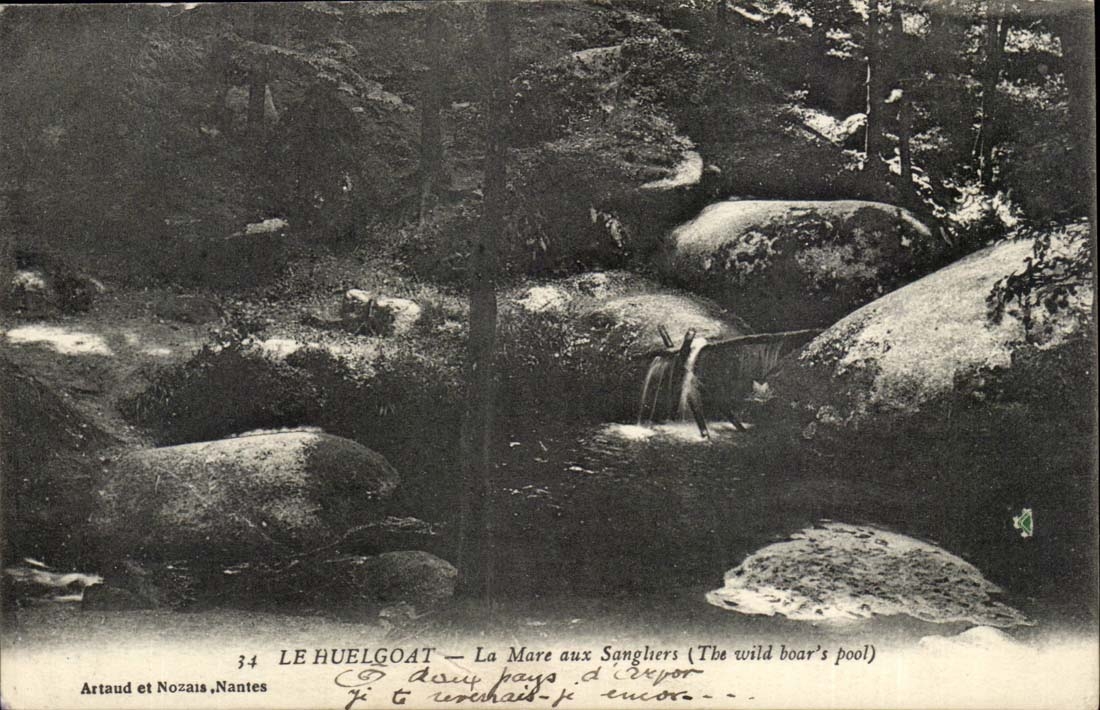 Le Huelgoat CPA La MAre aux sangliers (boar's pool)