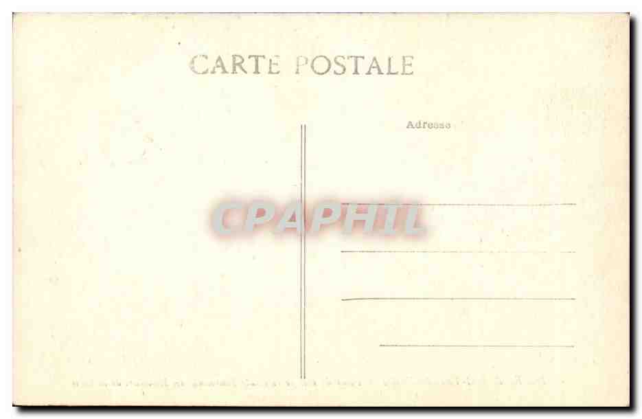 Forêt de Fontainebleau — Point de Vue de la Route Tournante des Hauteurs de la Solle — Verso