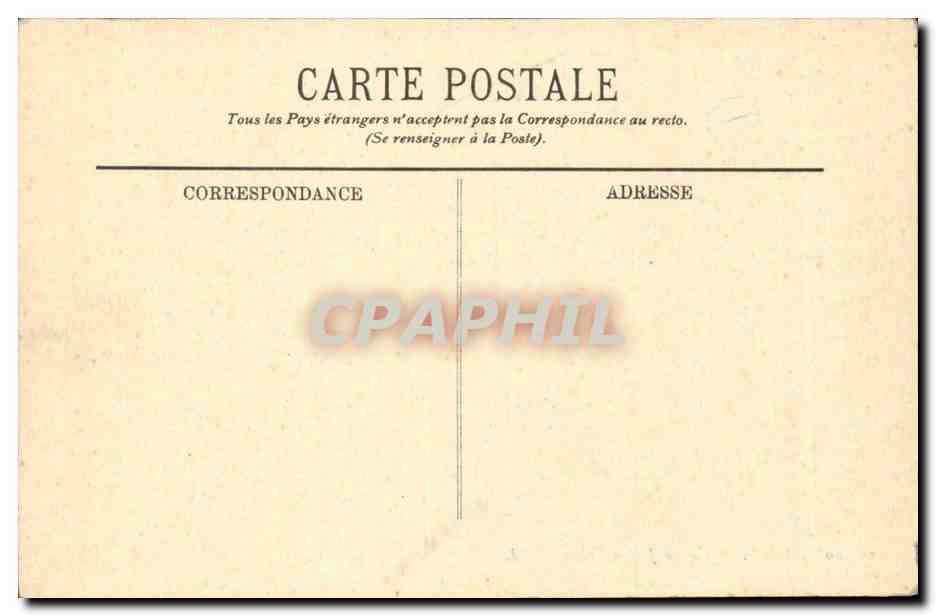 Nice CPA Vue du jardin public — Rückseite
