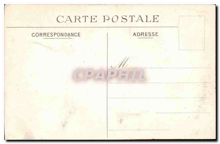 CPA L'eglsie Vivant et patiente de Menil Goudouin pres Putanges Saint Paul — Rückseite