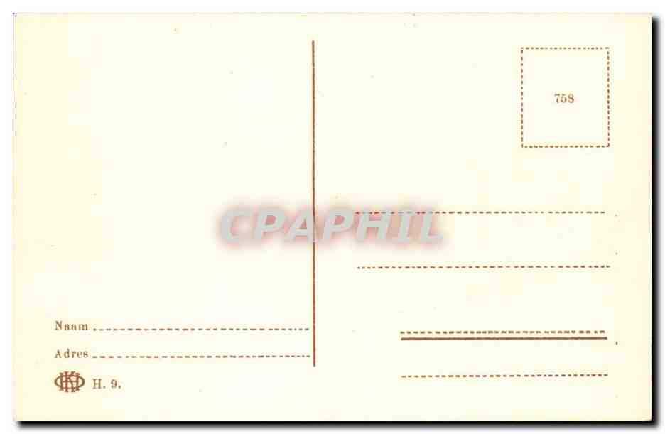 Pays Bas CPA Gravenhage Plants met Standb Johan de Witt — Rückseite