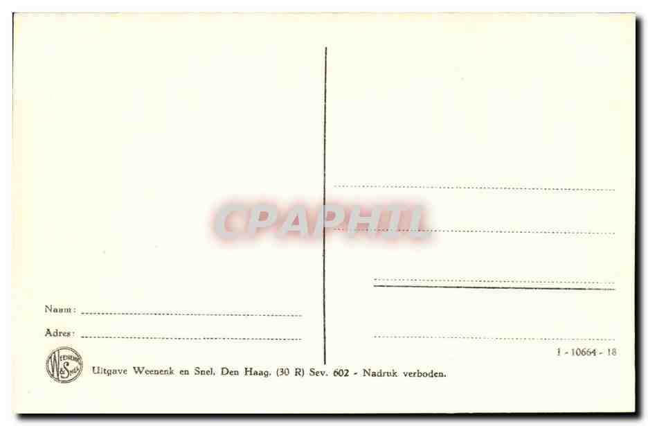 Pays Bas Schveningen CPA Boulevard met Palace Hotel — Back