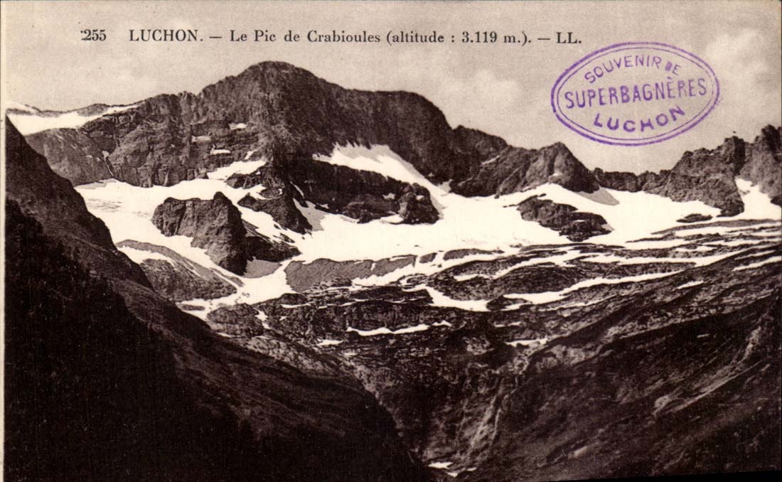 Luchon CPA Le pic de Crabioules (alt 3119m)