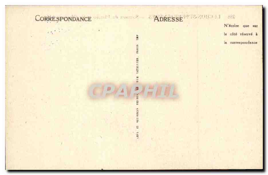 Luchon-Superbagnères — Sommet du Plateau et les Glaciers — LL. — Achterkant