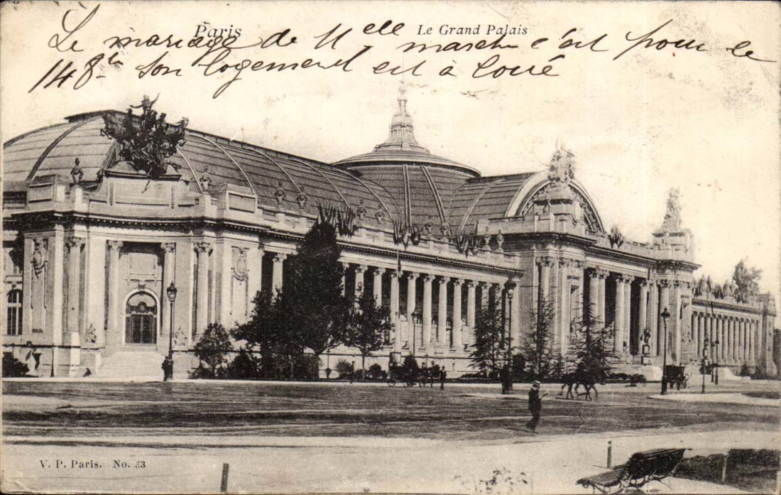 Paris (8eme) CPA le grand palais