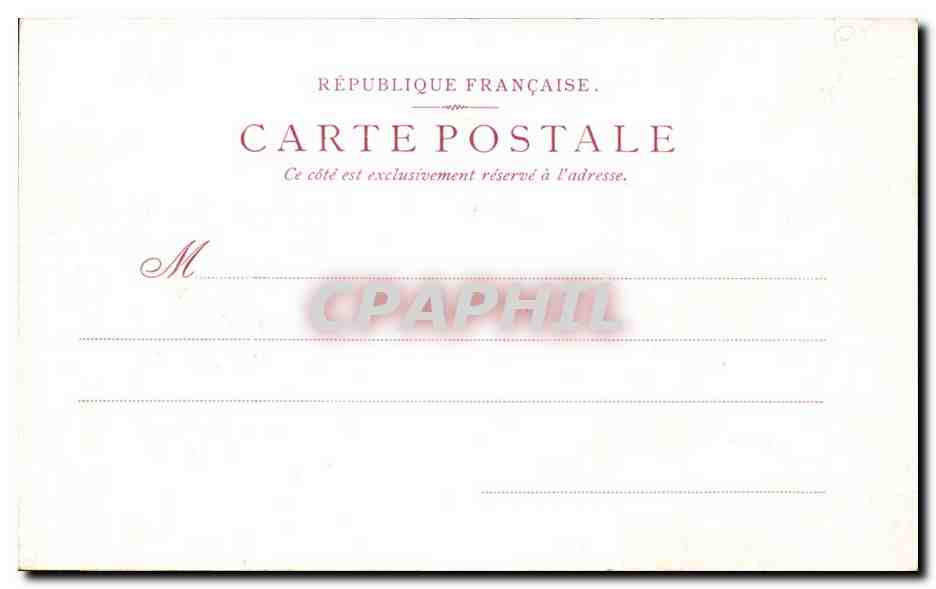 Paris (1er) CPA L'arc de triomphe de la place du Carroussel (Louvre) — Verso