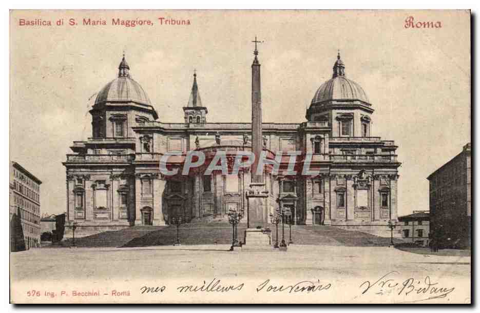 Italie Italia Roma CPA Basilica di s Maria Maggiore TRibuna