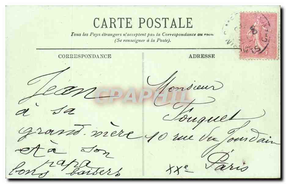 Saint Aubin CPA la digue a vol d'oiseau — Rückseite